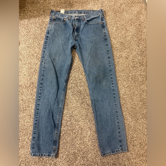 Levi's Other - Levi's Men's Straight Blue Jeans- Levi 505 Size 34x34